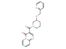 3-{[3-(2-pyridinylmethoxy)-1-piperidinyl]carbonyl}-4H-pyrido[1,2-a]pyrimidin-4-one