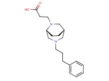 3-[(1S*,5R*)-3-(3-phenylpropyl)-3,6-diazabicyclo[3.2.2]non-6-yl]propanoic acid