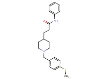 3-{1-[4-(methylthio)benzyl]-4-piperidinyl}-N-phenylpropanamide
