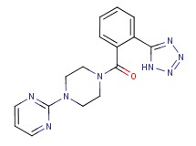 2-{4-[2-(1H-tetrazol-5-yl)benzoyl]piperazin-1-yl}pyrimidine