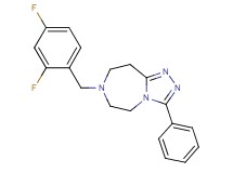 7-(2,4-difluorobenzyl)-3-phenyl-6,7,8,9-tetrahydro-5H-[1,2,4]triazolo[4,3-d][1,4]diazepine