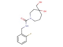 N-(2-fluorobenzyl)-4-hydroxy-4-(hydroxymethyl)-1-azepanecarboxamide