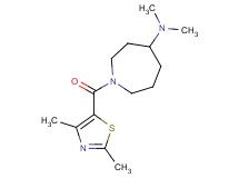 1-[(2,4-dimethyl-1,3-thiazol-5-yl)carbonyl]-N,N-dimethyl-4-azepanamine