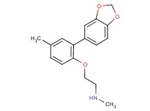 2-[2-(1,3-benzodioxol-5-yl)-4-methylphenoxy]-N-methylethanamine