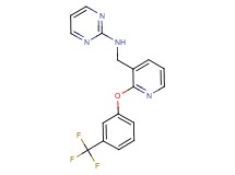 N-({2-[3-(trifluoromethyl)phenoxy]-3-pyridinyl}methyl)-2-pyrimidinamine