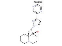 (1R,9aR)-1-[(3-pyrazin-2-yl-1H-pyrazol-1-yl)methyl]octahydro-2H-quinolizin-1-ol