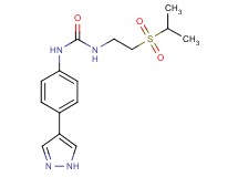 N-[2-(isopropylsulfonyl)ethyl]-N'-[4-(1H-pyrazol-4-yl)phenyl]urea