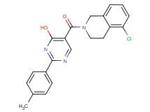 5-[(5-chloro-3,4-dihydroisoquinolin-2(1H)-yl)carbonyl]-2-(4-methylphenyl)pyrimidin-4-ol