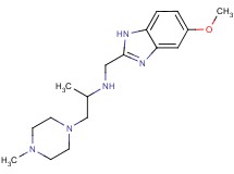 N-[(5-methoxy-1H-benzimidazol-2-yl)methyl]-1-(4-methylpiperazin-1-yl)propan-2-amine