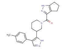 3-({3-[4-(4-methylphenyl)-1H-pyrazol-5-yl]piperidin-1-yl}carbonyl)-1,4,5,6-tetrahydrocyclopenta[c]pyrazole