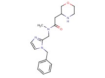 N-[(1-benzyl-1H-imidazol-2-yl)methyl]-N-methyl-2-(3-morpholinyl)acetamide dihydrochloride