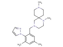 4-[3,5-dimethyl-2-(1H-pyrazol-1-yl)benzyl]-1,9-dimethyl-1,4,9-triazaspiro[5.5]undecane