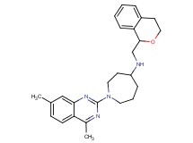 N-(3,4-dihydro-1H-isochromen-1-ylmethyl)-1-(4,7-dimethyl-2-quinazolinyl)-4-azepanamine