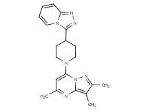 3-[1-(2,3,5-trimethylpyrazolo[1,5-a]pyrimidin-7-yl)piperidin-4-yl][1,2,4]triazolo[4,3-a]pyridine
