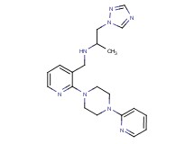 N-{[2-(4-pyridin-2-ylpiperazin-1-yl)pyridin-3-yl]methyl}-1-(1H-1,2,4-triazol-1-yl)propan-2-amine