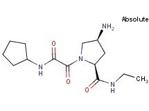 (4S)-4-amino-1-[(cyclopentylamino)(oxo)acetyl]-N-ethyl-L-prolinamide