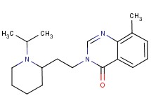 3-[2-(1-isopropylpiperidin-2-yl)ethyl]-8-methylquinazolin-4(3H)-one