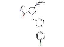(4R)-4-amino-1-[(4'-chlorobiphenyl-3-yl)methyl]-N-methyl-L-prolinamide