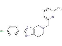 2-(4-chlorophenyl)-5-[(6-methylpyridin-2-yl)methyl]-4,5,6,7-tetrahydro-1H-imidazo[4,5-c]pyridine