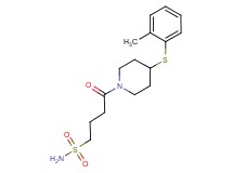 4-{4-[(2-methylphenyl)thio]-1-piperidinyl}-4-oxo-1-butanesulfonamide