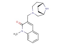 3-[(1S*,6R*)-3,9-diazabicyclo[4.2.1]non-3-ylmethyl]-1-methylquinolin-2(1H)-one