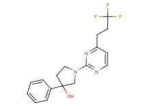 3-phenyl-1-[4-(3,3,3-trifluoropropyl)pyrimidin-2-yl]pyrrolidin-3-ol