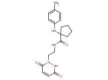 N-[2-(3,6-dioxo-3,6-dihydropyridazin-1(2H)-yl)ethyl]-1-[(4-methylphenyl)amino]cyclopentanecarboxamide