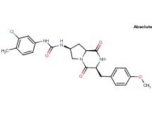 N-(3-chloro-4-methylphenyl)-N'-[(3S,7S,8aS)-3-(4-methoxybenzyl)-1,4-dioxooctahydropyrrolo[1,2-a]pyrazin-7-yl]urea