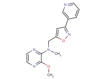 3-methoxy-N-methyl-N-{[3-(3-pyridinyl)-5-isoxazolyl]methyl}-2-pyrazinamine