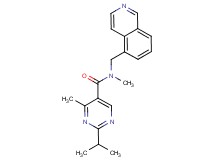 2-isopropyl-N-(isoquinolin-5-ylmethyl)-N,4-dimethylpyrimidine-5-carboxamide