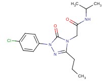 2-[1-(4-chlorophenyl)-5-oxo-3-propyl-1,5-dihydro-4H-1,2,4-triazol-4-yl]-N-isopropylacetamide