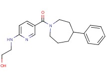 2-({5-[(4-phenyl-1-azepanyl)carbonyl]-2-pyridinyl}amino)ethanol