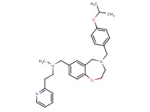N-{[4-(4-isopropoxybenzyl)-2,3,4,5-tetrahydro-1,4-benzoxazepin-7-yl]methyl}-N-methyl-2-(2-pyridinyl)ethanamine