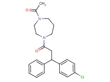 1-acetyl-4-[3-(4-chlorophenyl)-3-phenylpropanoyl]-1,4-diazepane