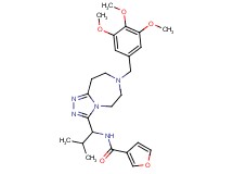 N-{2-methyl-1-[7-(3,4,5-trimethoxybenzyl)-6,7,8,9-tetrahydro-5H-[1,2,4]triazolo[4,3-d][1,4]diazepin-3-yl]propyl}-3-furamide