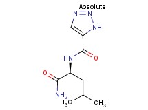 N~2~-(1H-1,2,3-triazol-5-ylcarbonyl)-L-leucinamide