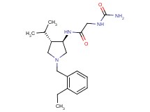 N~2~-(aminocarbonyl)-N~1~-[rel-(3R,4S)-1-(2-ethylbenzyl)-4-isopropyl-3-pyrrolidinyl]glycinamide hydrochloride