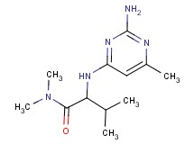 N~2~-(2-amino-6-methylpyrimidin-4-yl)-N~1~,N~1~-dimethylvalinamide