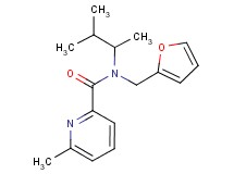 N-(1,2-dimethylpropyl)-N-(2-furylmethyl)-6-methylpyridine-2-carboxamide
