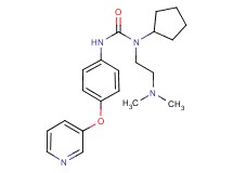 N-cyclopentyl-N-[2-(dimethylamino)ethyl]-N'-[4-(pyridin-3-yloxy)phenyl]urea