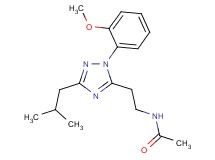 N-{2-[3-isobutyl-1-(2-methoxyphenyl)-1H-1,2,4-triazol-5-yl]ethyl}acetamide