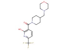 3-{[4-(4-morpholinylmethyl)-1-piperidinyl]carbonyl}-6-(trifluoromethyl)-2-pyridinol