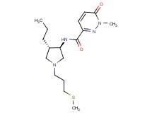 1-methyl-N-{rel-(3R,4S)-1-[3-(methylthio)propyl]-4-propyl-3-pyrrolidinyl}-6-oxo-1,6-dihydro-3-pyridazinecarboxamide dihydrochloride
