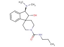 (2R*,3R*)-3-(dimethylamino)-2-hydroxy-N-propyl-2,3-dihydro-1'H-spiro[indene-1,4'-piperidine]-1'-carboxamide