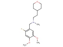 (2-fluoro-4,5-dimethoxybenzyl)methyl[2-(tetrahydro-2H-pyran-4-yl)ethyl]amine
