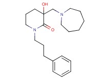 3-(1-azepanylmethyl)-3-hydroxy-1-(3-phenylpropyl)-2-piperidinone
