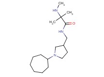 N~1~-[(1-cycloheptyl-3-pyrrolidinyl)methyl]-N~2~,2-dimethylalaninamide dihydrochloride