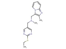 1-[2-(ethylthio)pyrimidin-5-yl]-N-methyl-N-[(2-methylimidazo[1,2-a]pyridin-3-yl)methyl]methanamine