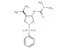 N'-[(3S*,4R*)-4-isopropyl-1-(phenylsulfonyl)-3-pyrrolidinyl]-N,N-dimethylurea