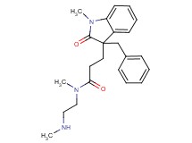 3-(3-benzyl-1-methyl-2-oxo-2,3-dihydro-1H-indol-3-yl)-N-methyl-N-[2-(methylamino)ethyl]propanamide